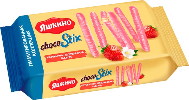 ChocoStix в клубнично-шоколадной глазури