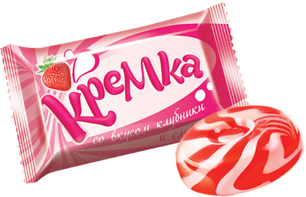 «Кремка» клубника и сливки