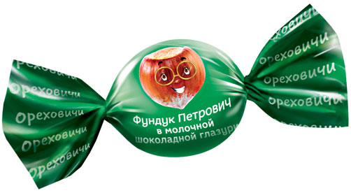 «Фундук Петрович» в молочно-шоколадной глазури